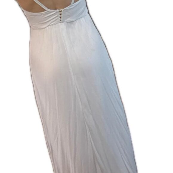 Handmade Bohemian Gauze Wedding Dress, XS - Picture 5 of 15